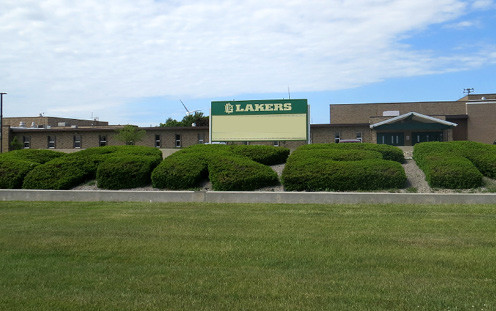 Laker High School Sign