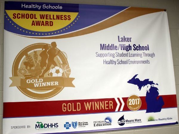 School Wellness Award banner