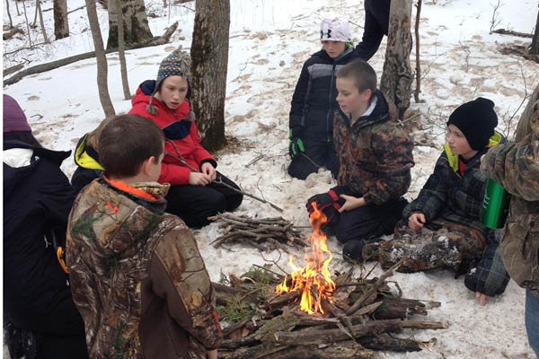 Laker Middle School Students on extracurricular adventure