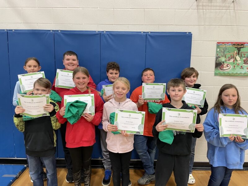 April Students of the Month - elementary