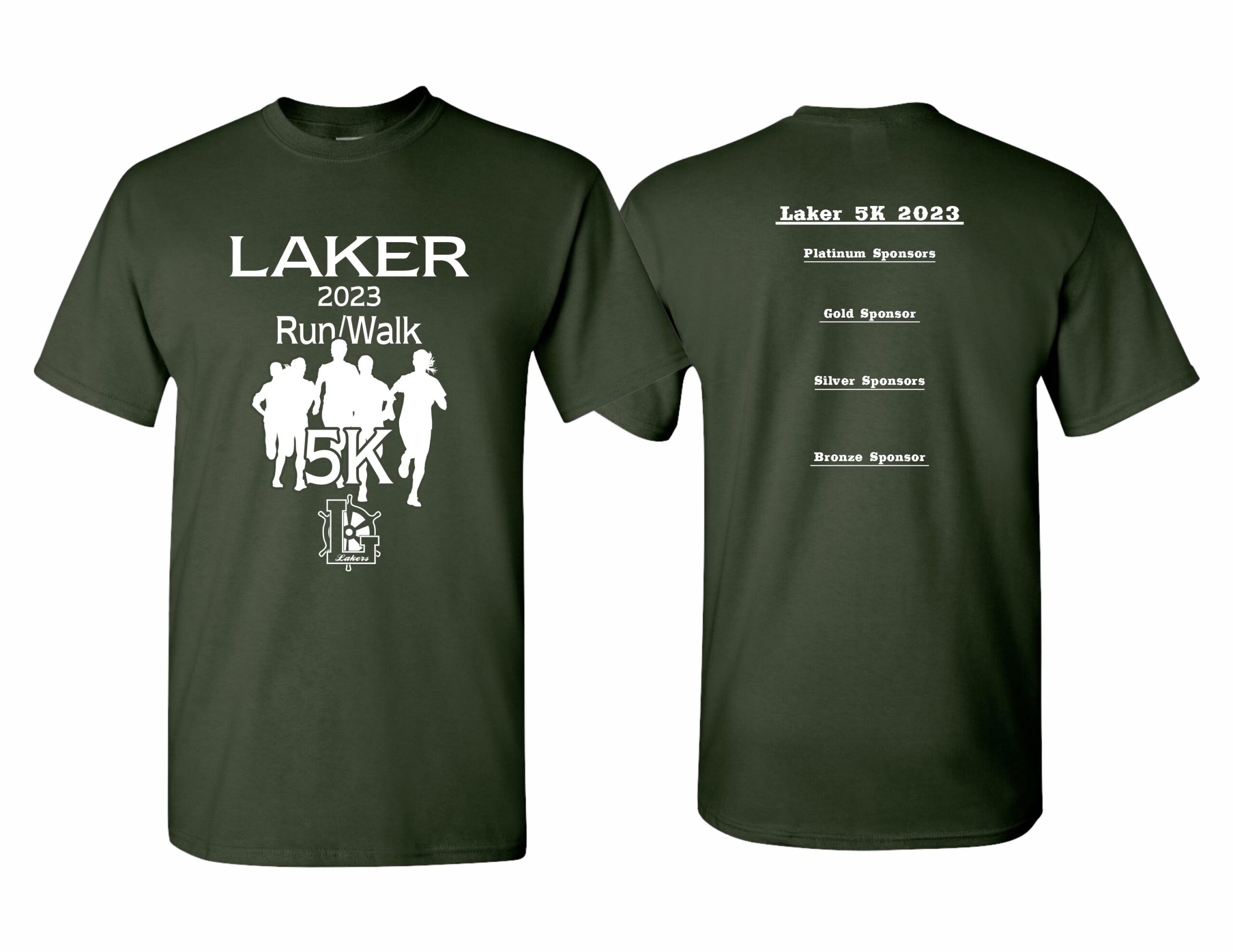 Laker 5K tshirts 2023