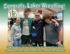 Congrats Laker Wrestling