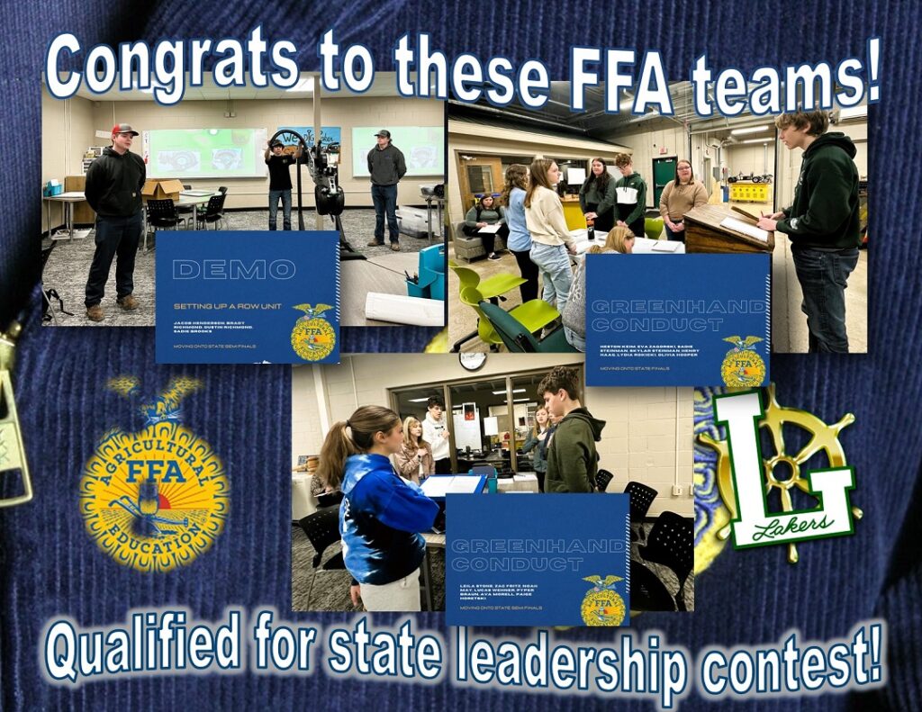 FFA teams going to state leadership contest