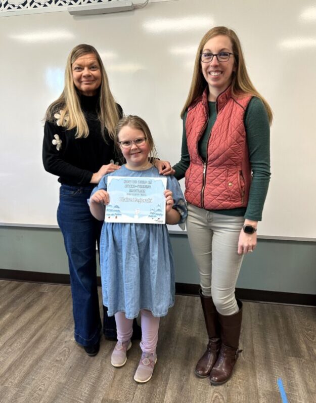 2nd grader Claire wins book contest