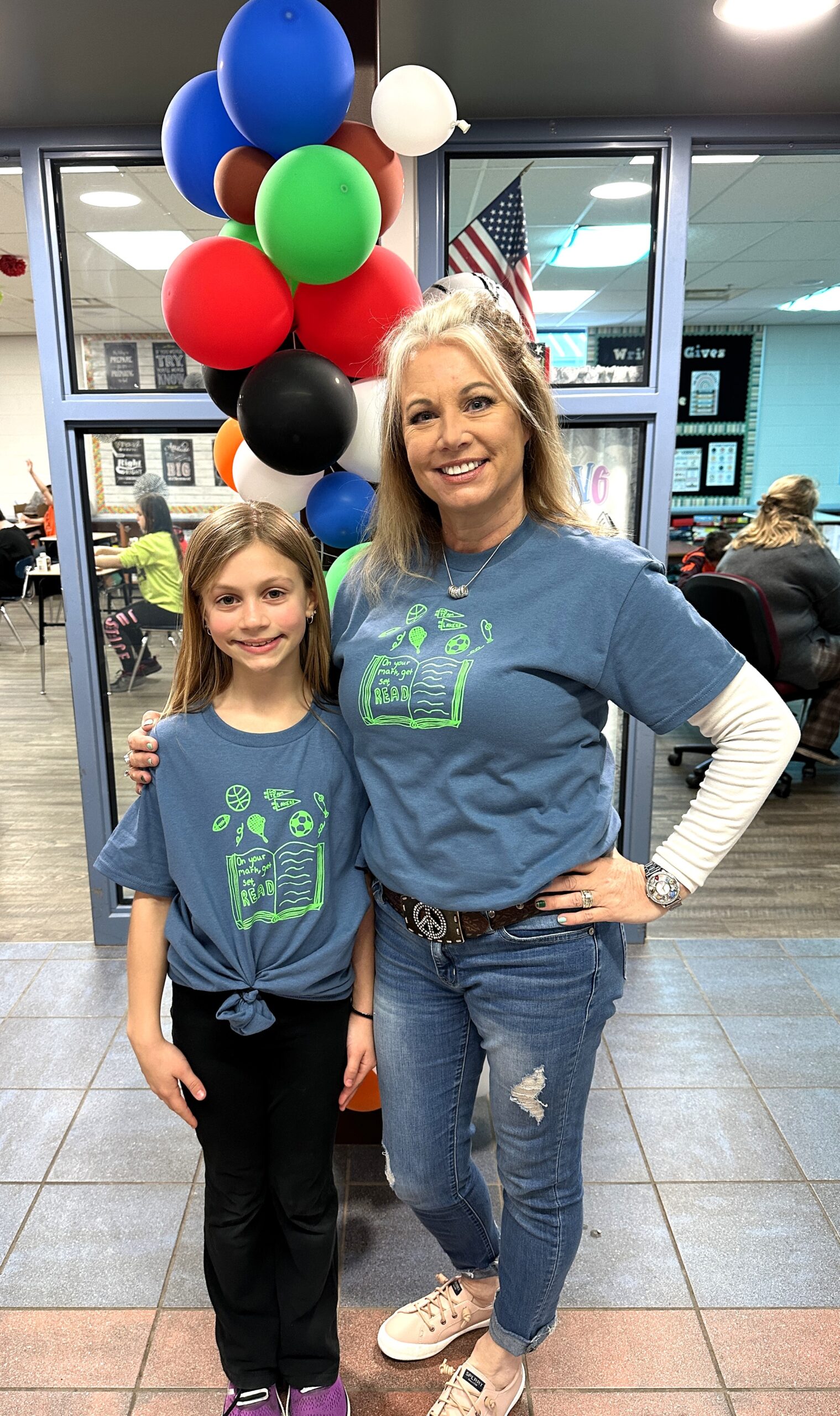 Fourth grader designs reading month shirt