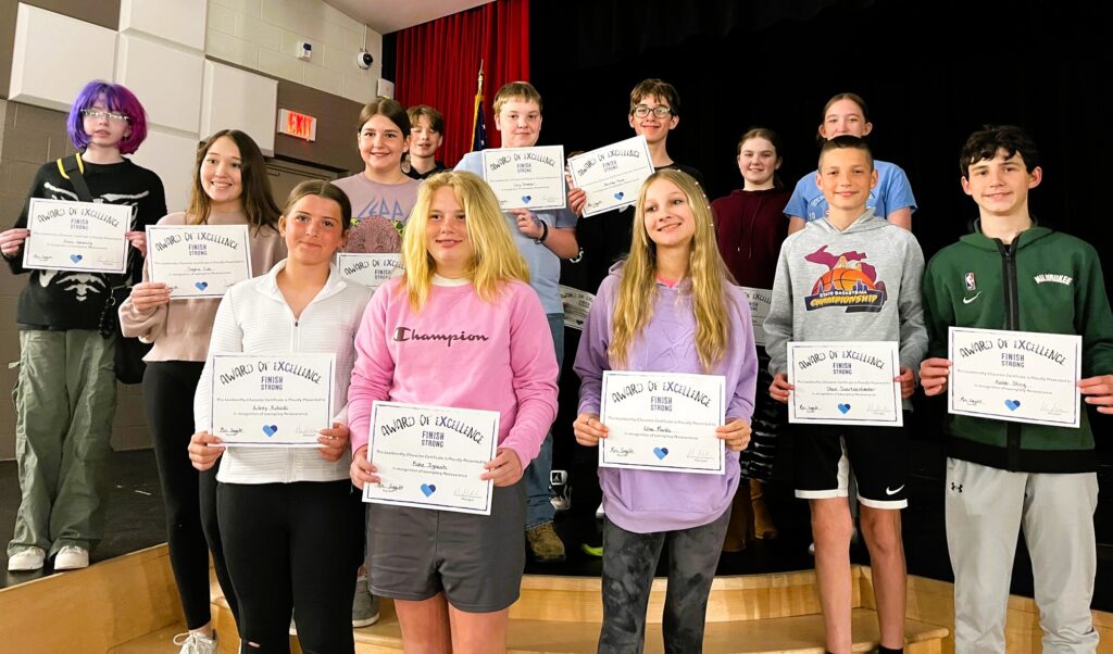 Middle School CKH Hallway of Champions April