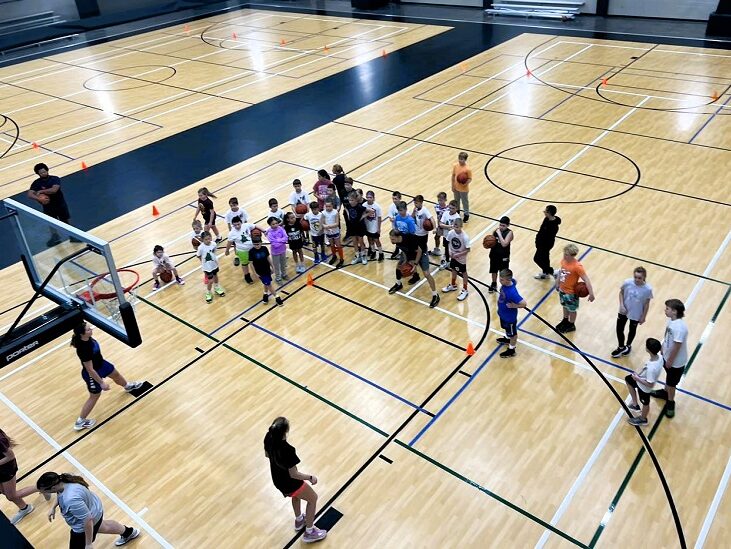 basketball camp at LC