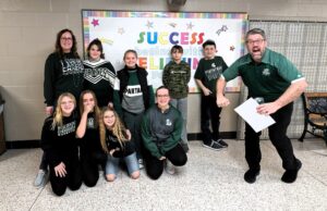 middle school green and white day