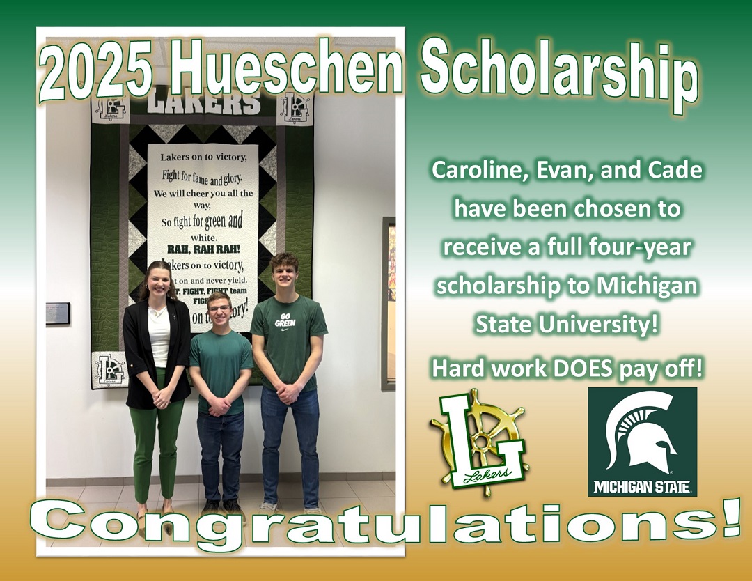 2025 Hueschen Scholarship recipients